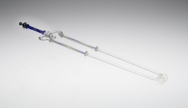 Fire Tongs, 19th century, England, Bristol or Stourbridge, Bristol, Glass, H. 43.2 cm (17 in.)