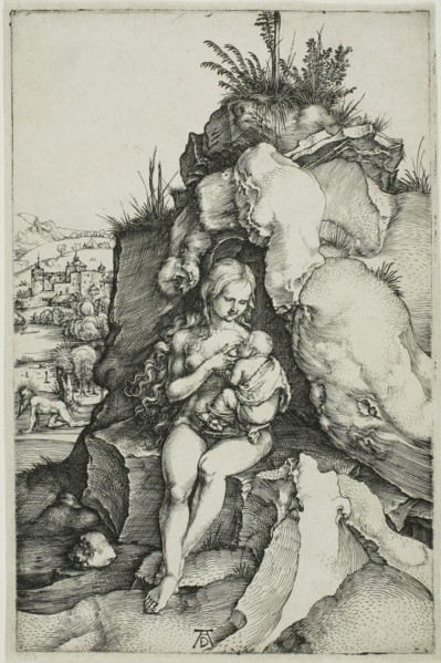 The Penance of St. John Chrysostom, c. 1497, Albrecht Dürer, German, 1471-1528, Germany, Engraving