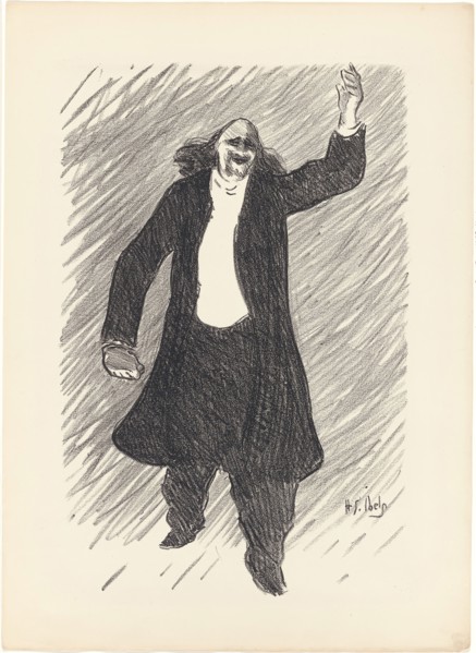 Marcel Legay, from Le Café-Concert, 1893, Henri-Gabriel Ibels (French, 1867-1936), printed by