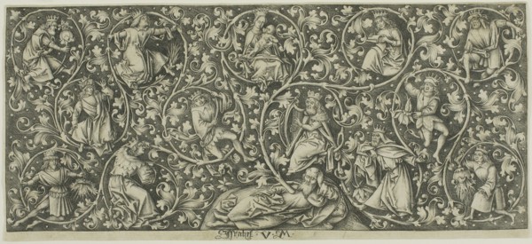 Ornament with the Tree of Jesse, 1480–90, Israhel van Meckenem the Younger, German, c.