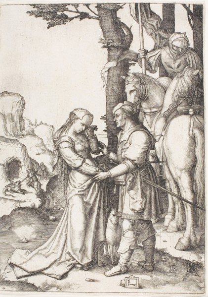 Saint George Liberating the Princess, c.1508, Lucas van Leyden, Netherlandish, c. 1494-1533,
