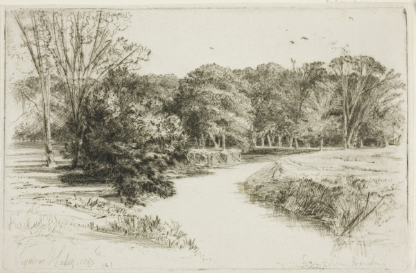 A Sunset in Ireland, 1863, Francis Seymour Haden, English, 1818-1910, England, Etching and drypoint