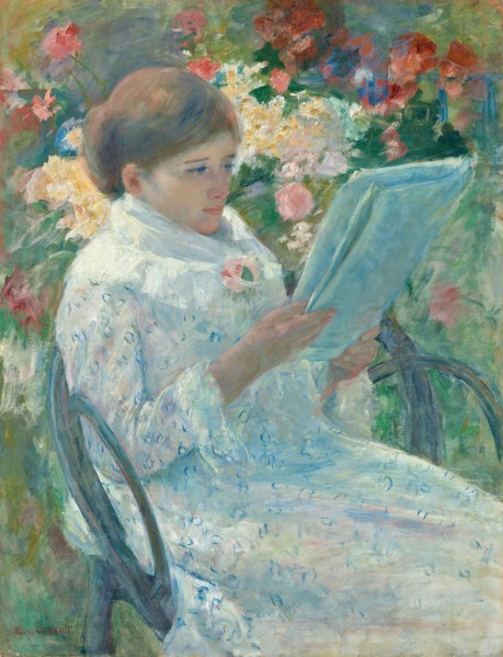 On a Balcony, 1878/79, Mary Cassatt, American, 1844–1926, France, Oil on canvas, 89.9 × 65.2 cm (35