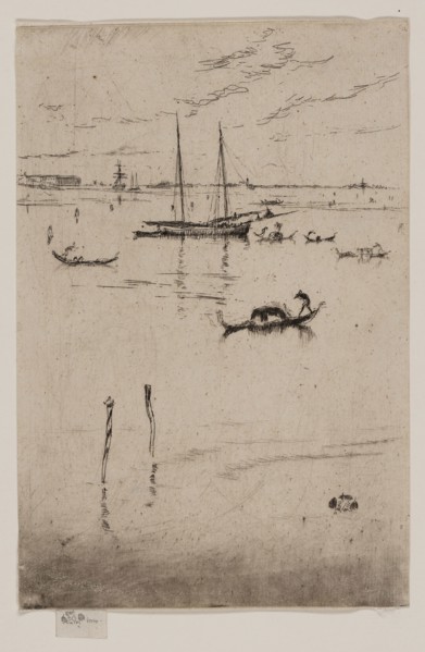 The Little Lagoon, 1879/80, James McNeill Whistler, American, 1834-1903, United States, Etching and