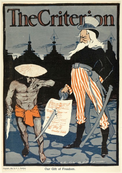 Our Gift of Freedom, from The Criterion, 1899, Roc Wagner, probably American, 19th century, United