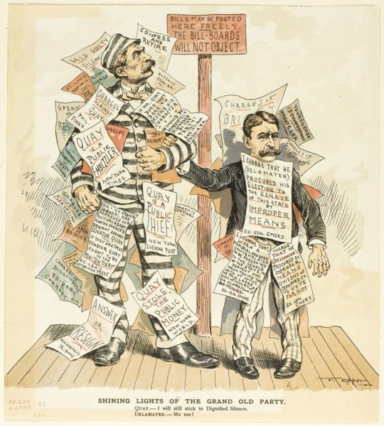 Shining Lights of the Grand Old Party, 1890, Frederick Opper, American, 1857-1937, United States,