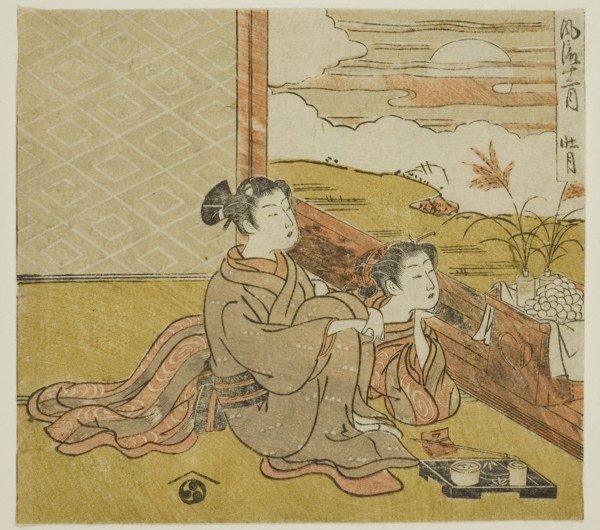The Eighth Month (Sogetsu), from the series Fashionable Twelve Months (Furyu juni tsuki), c.