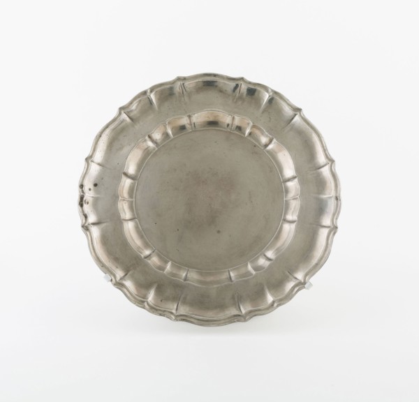 Plate, c. 1745, Anton Singer, Austrian, active c. 1745, Austria, Austria, Pewter, 2.2 × 24.1 cm (1