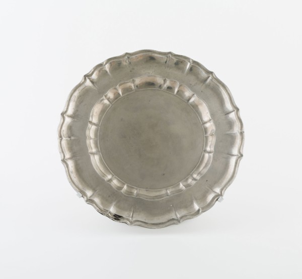Plate, c. 1745, Anton Singer, Austrian, active c. 1745, Austria, Austria, Pewter, 2.2 × 24.1 cm (1