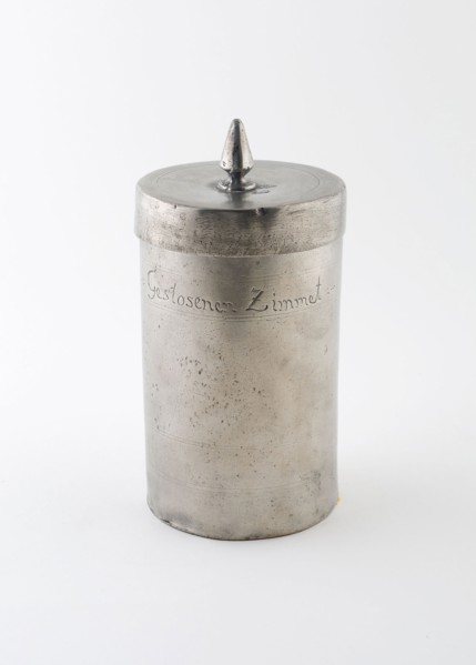 Canister for Cinnamon, c. 1774, Martin Boeckmann, German, active 18th century, Tübingen, Germany,
