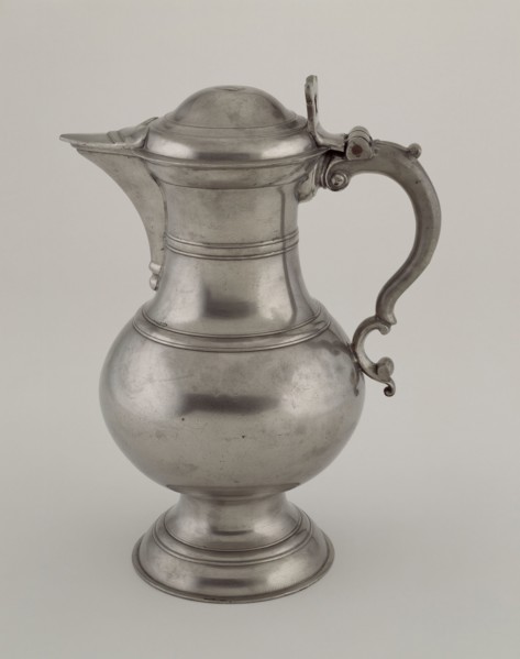 Flagon, 1765/80, Attributed to William Will, American, born Germany, 1742–1798, Philadelphia,