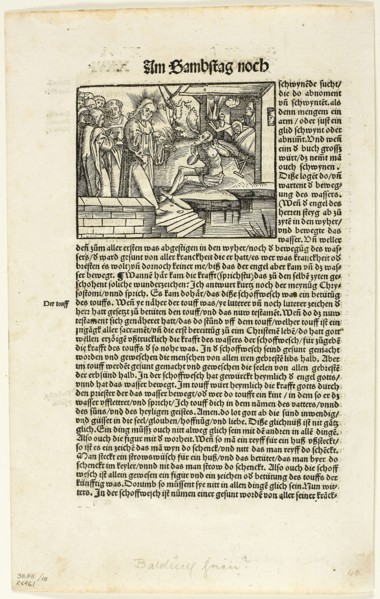 Illustration from Das Buch der Evangelien, plate eighteen from Woodcuts from Books of the XVI