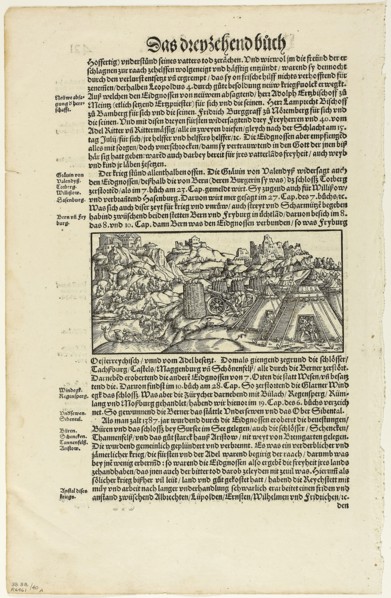 Illustration from Gemeiner loblicher Eydgnoschaft Chronick, plate 40 from Woodcuts from Books of