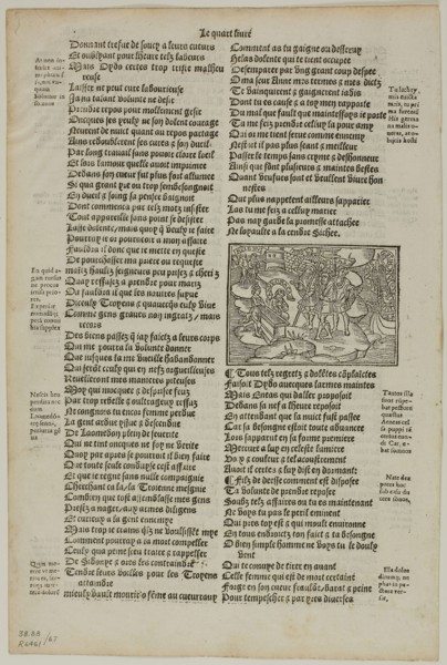 Illustration from Les Eneydes de Virgille, plate 67 from Woodcuts from Books of the XVI Century,