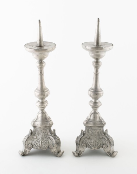 Candlestick (one of a pair), 19th century, P. J. Joiris, Belgian, 19th century, Belgium, Liège,