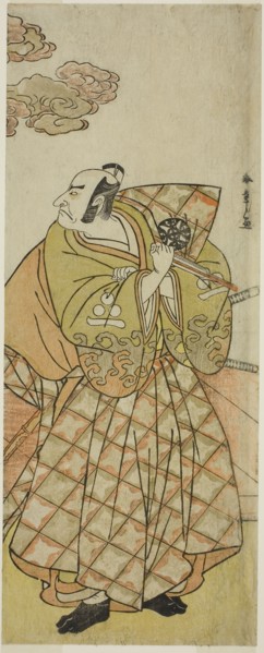 The Actor Nakamura Nakazo I as Watanabe no Tsuna in the Play Shitenno Tonoi no Kisewata, Performed
