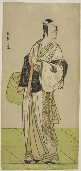 The Actor Ichikawa Ebizo as Kudo Suketsune Disguised as a Komuso in the Play Waka Murasaki Edokko