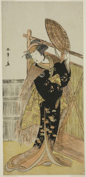 The Actor Segawa Kikunojo III as Michichiba in the Play Azuma no Mori Sakae Kusunoki, Performed at