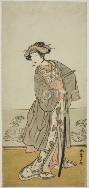 The Actor Nakamura Tomijuro I as Lady Hangaku (Hangaku Gozen) in the Play Wada-gassen Onna Maizuru,