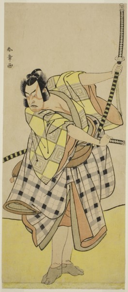 The Actor Ichikawa Yaozo II as Sakura-maru in the Play Sugawara Denju Tenarai Kagami, Performed at