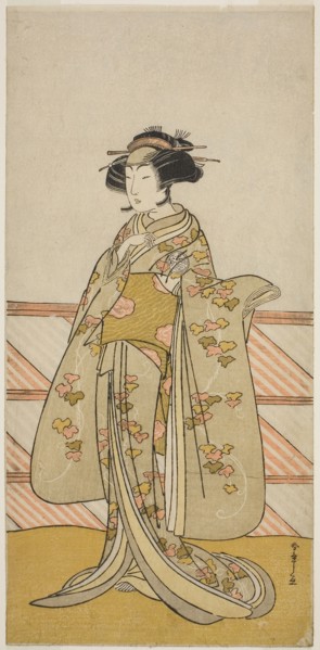 The Actor Yoshizawa Iroha I as Tamamo no Mae (?) in the Play Sakuya Kono Hana no Kaomise (?),