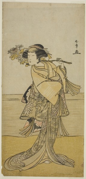 The Actor Nakamura Tomijuro I as a Female Fox from Mt. Ubagadake in the Play Chigo Torii Tobiiri