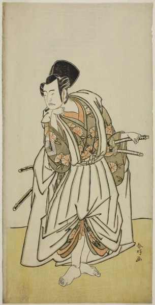 The Actor Ichikawa Yaozo II as Sakura-maru in the Play Sugawara Denju Tenarai Kagami, Performed at