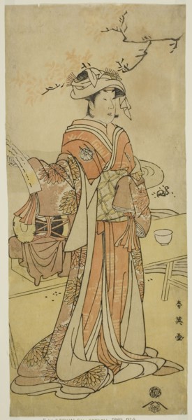 The Actor Segawa Kikunojo III as the Female Fox-Fairy Otatsu-gitsune Disguised as Shizuka Gozen in