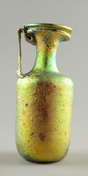 Pitcher, 1st/5th century AD, Roman, Levant or Syria, Syria, Glass, blown technique, 13.7 × 6 × 6 cm