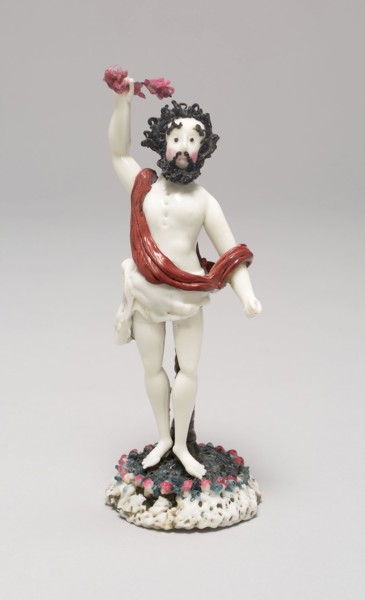 Jupiter, 18th century, Nevers, France, Glass, lampwork (verre de Nevers), metal armature, H. 11.8