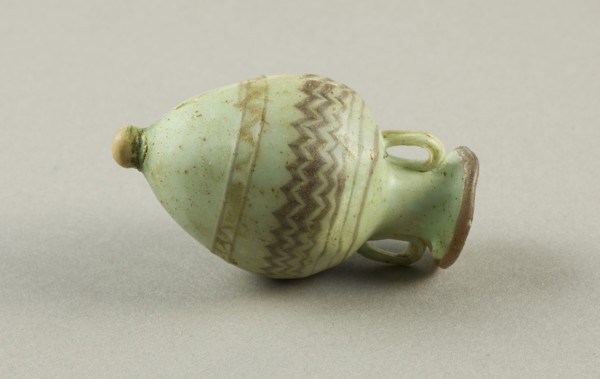 Amphora (Storage Jar), about 5th century BC, Eastern Mediterranean, Egypt, Glass, 7.6 × 4.4 × 4.4