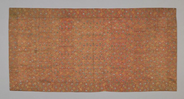 Kesa, Edo period (1615–1868), late 18th century, Japan, 110.8 x 221.9 cm (43 5/8 x 87 3/8 in.)