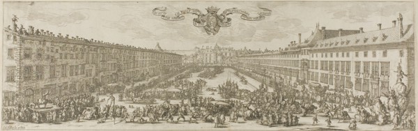 The Carrière at Nancy, n.d., Jacques Callot, French, 1592-1635, France, Etching on ivory laid