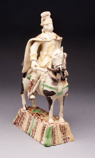 Prussian Hussar, 1750/65, England, Staffordshire, Staffordshire, Lead-glazed earthenware (creamware