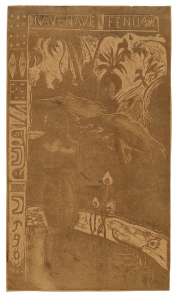 Nave nave fenua (Delightful Land), from the Noa Noa Suite, 1893–94, Paul Gauguin, French,