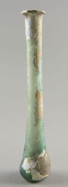 Bottle, 2nd/4th century AD, Roman, Levant or Syria, Syria, Glass, blown technique, H. 15.9 cm (61/4