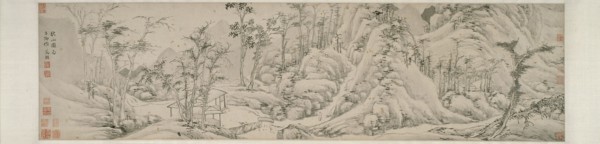 Autumn Mountains, Ming dynasty (1368–1644), early 16th century, Wen Zhengming, Chinese, 1470-1559,