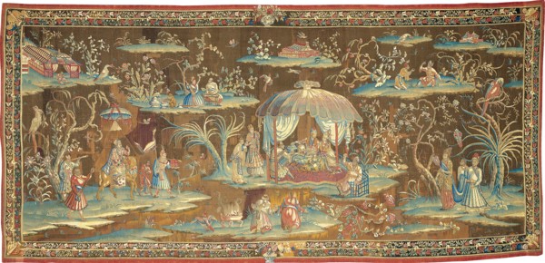 The Tent, from an Indo-Chinese or Indian Series, 1700/25, Woven at the workshop of John Vanderbank