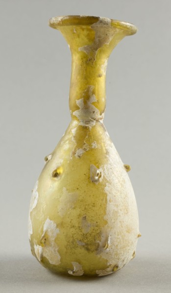 Bottle, 2nd/4th century AD, Roman, Levant or Syria, Syria, Glass, blown technique, H. 14.9 cm (5