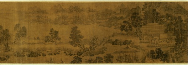The Wangchuan Villa, Jin dynasty (1115–1234), early 13th century, Spurious signature of Li Gonglin