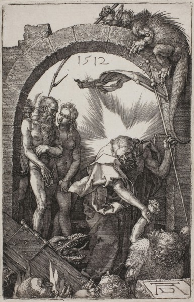 Harrowing of Hell, Christ in Limbo, from The Engraved Passion, 1512, published 1513, Albrecht