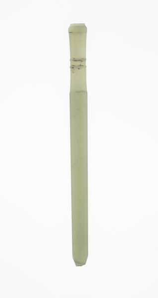 Handle-Shaped Jade, Shang or Western Zhou dynasty, 2nd–early 1st millennium B.C., China, Jade, 6