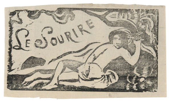 Tahitian Woman, headpiece for Le sourire, 1899/1900, Paul Gauguin, French, 1848-1903, France,