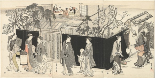 Returning from a Poetry Gathering, c. 1785/89, Kubo Shunman, Japanese, 1757–1820, Japan, Color