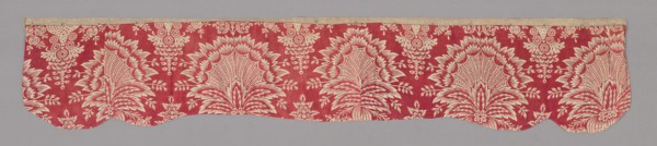 Panel, c. 1830, France, Cotton, plain weave, block printed, 37.1 × 198 cm (14 5/8 × 77 7/8 in.)