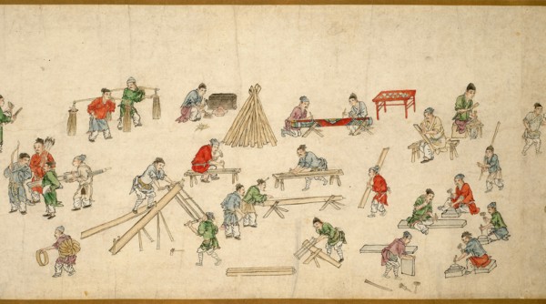 Street Scenes in Times of Peace (Taiping fenghui tu), Yuan dynasty (1279–1368), 14th century, Zhu