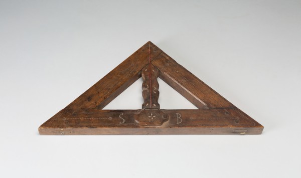 Square and Level, 17th century, Germany, Wood, 38.1 x 29.2 cm (15 in. x 11 1/2 in.)