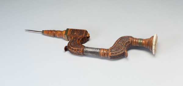 Borer, 1746, Germany, Wood, brass, and ivory, L. 42.6 cm (16 3/4 in.)