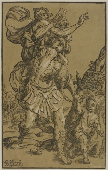 Aeneas and Anchises, n.d., Attributed to Ludolph Büsinck (German, 1585-1648), or Jean Baptiste
