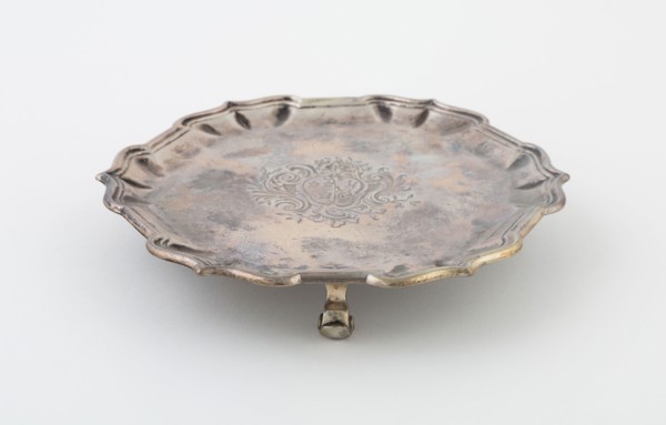 Waiter, 1738/39, Edward Feline, English, active 1720-53, London, England, London, Silver, 2.5 x 16